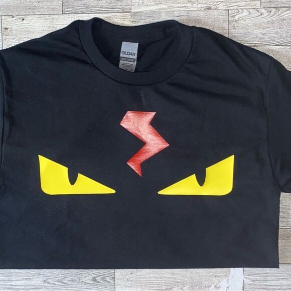 Black Monster Bug Eye Tee, Unisex, Size Small-3XL - Picture 4 of 8